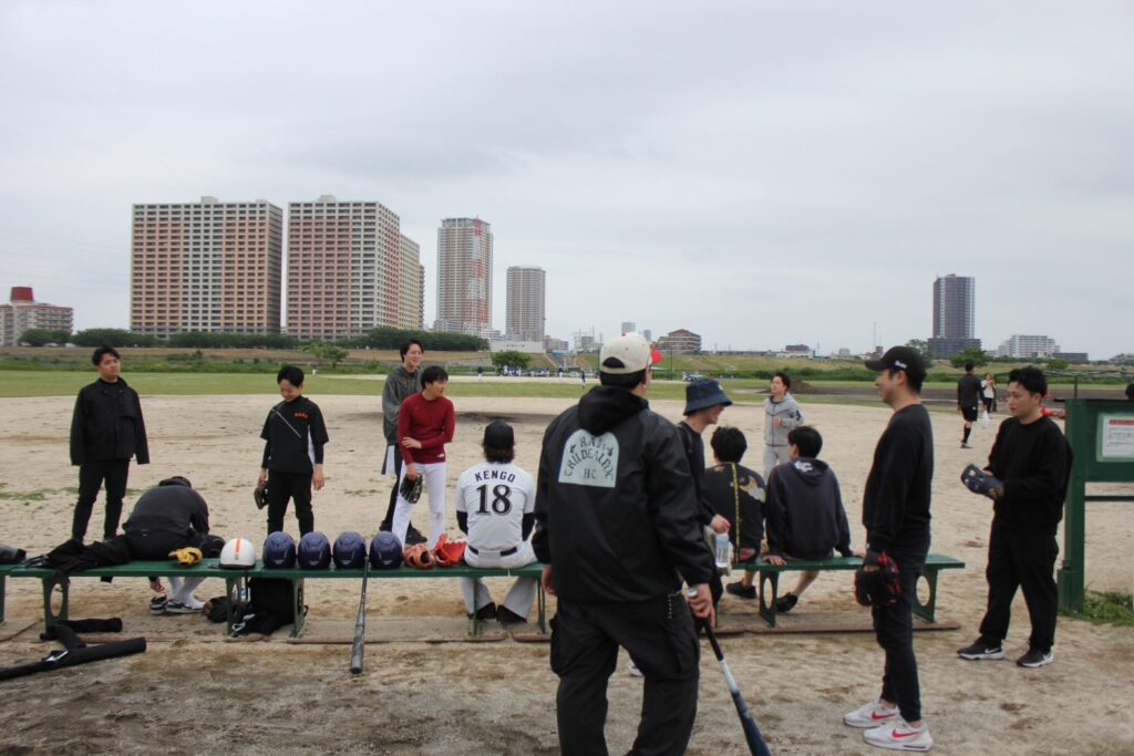 野球大会_ベンチ